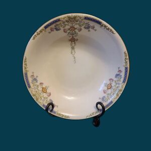 Hutschenreuther Selb HUT6 Floral &‎ Swag 9" Round Vegetable Bowl 1920's Vintage